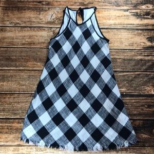 Anthropologie Cloth and Stone checked dress